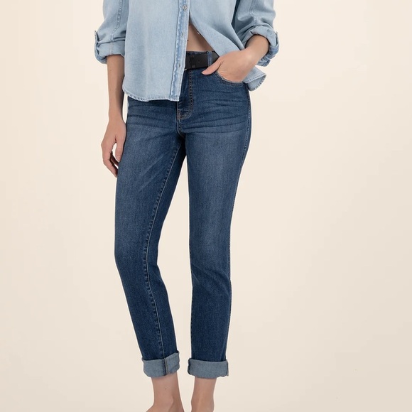Kut From The Kloth Catherine High Rise Boyfriend Medium Wash Classic Jeans Sz 4 - Picture 1 of 10